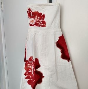 J Crew strapless summer dress Sz 4